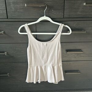 Peplum tank